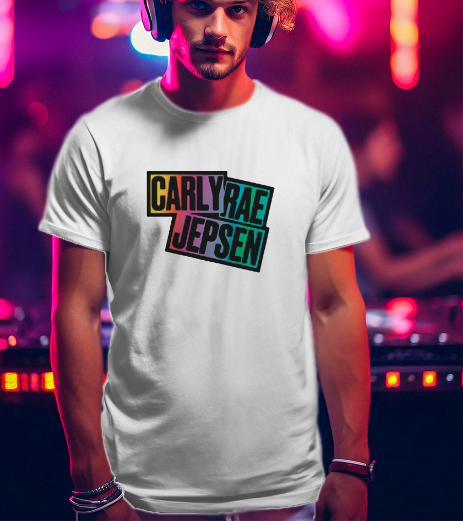 Carly Rae Jepsen Rainbow Merch T-Shirt