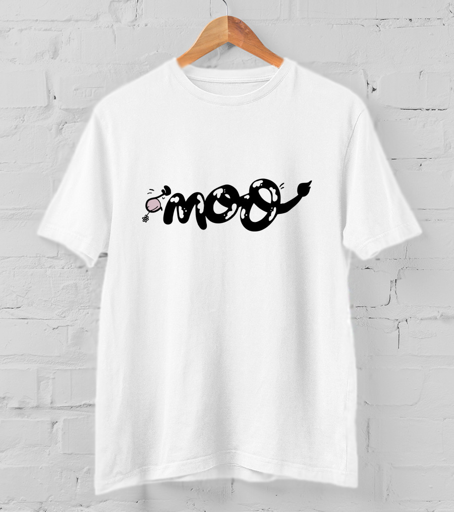 Looking For Lewys Merch Moo Cow Tail T-Shirt