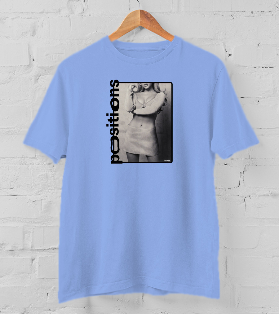Positions Ariana Grande Black And White Photo Merch T-Shirt