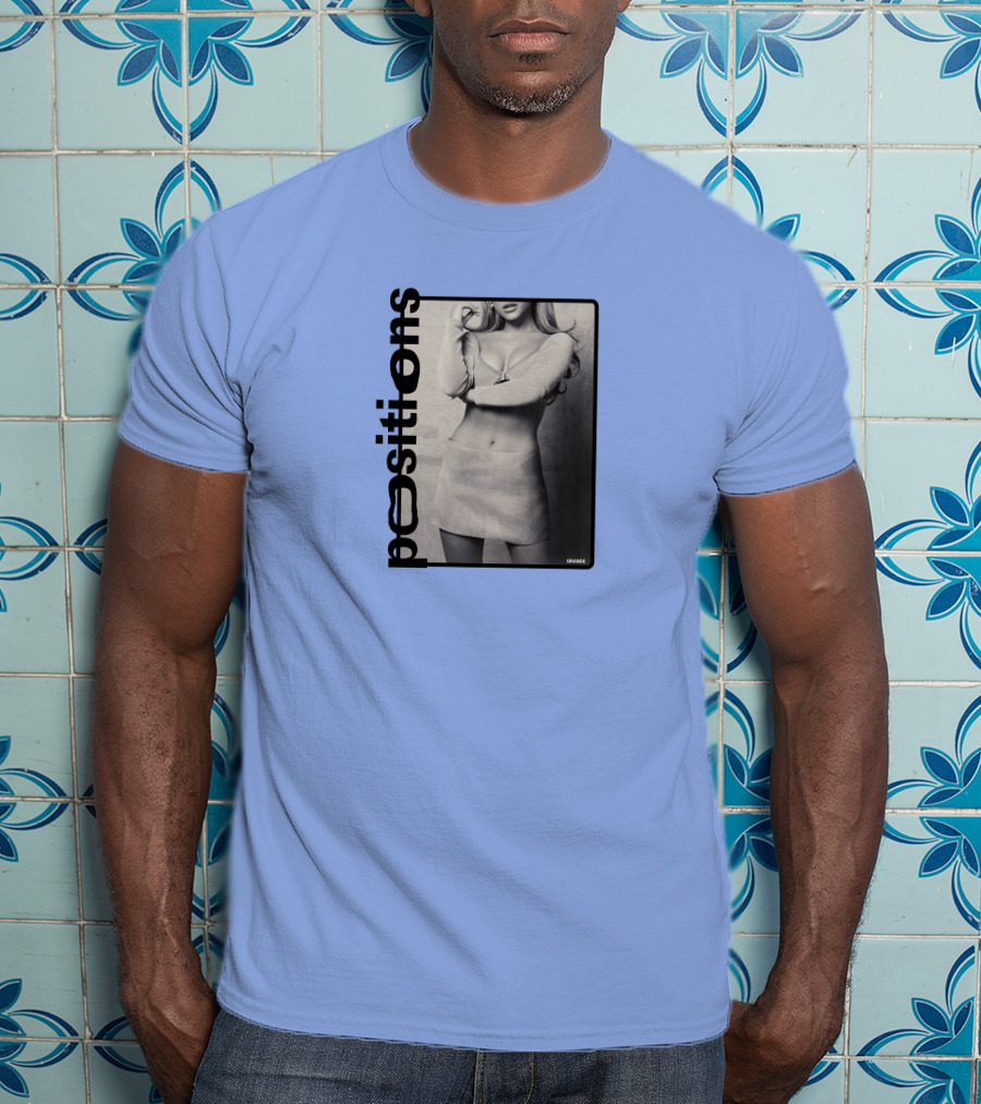 Positions Ariana Grande Black And White Photo Merch T-Shirt