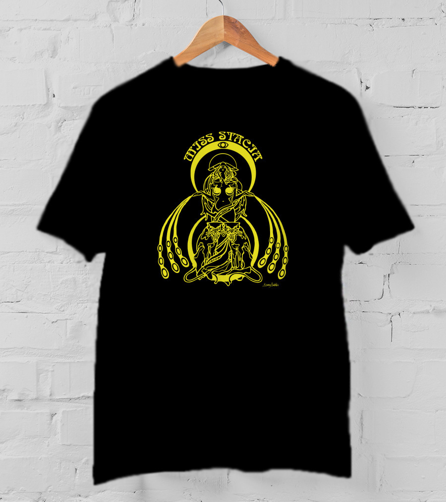Missstacia Bigcartel Store Miss Stacia Psychedelic Art Nouveau Linework T-Shirt