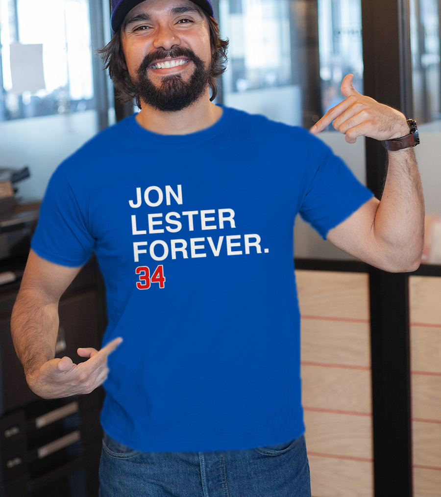 Jon Lester Forever 34 T-Shirt
