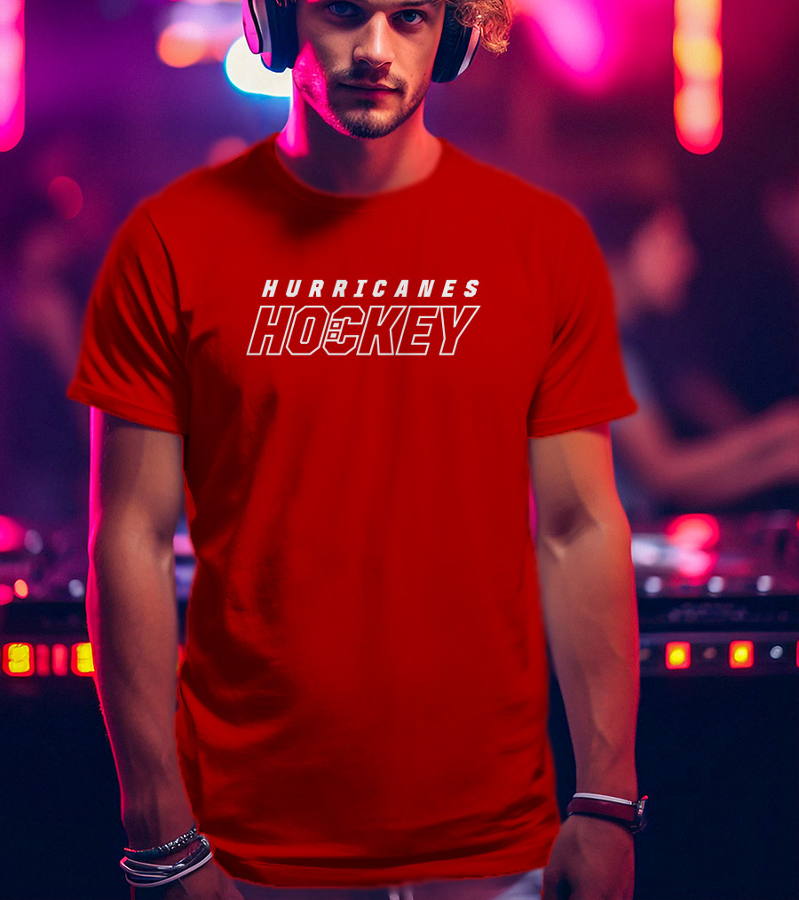 Hurricanes Hockey Red Team Spirit T-Shirt