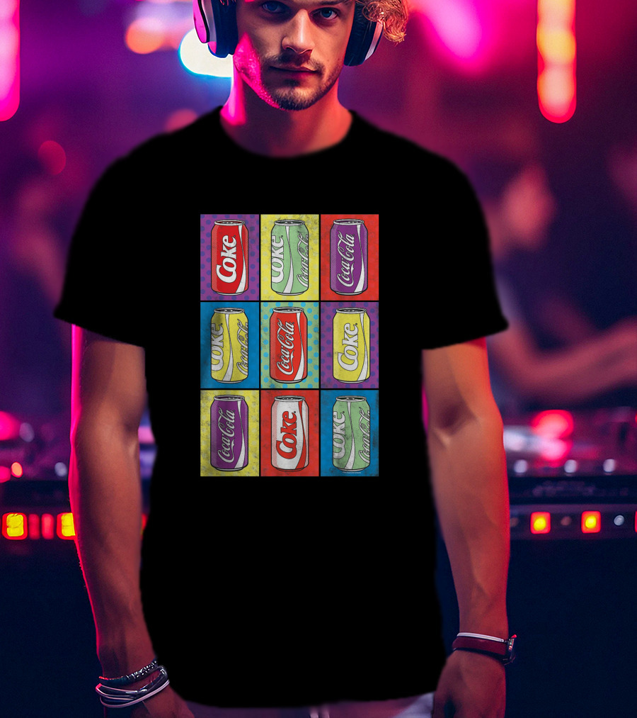 Coke Coca Cola Cans Retro Pop T-Shirt