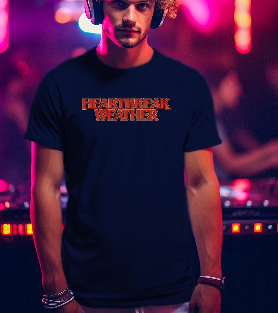 Heartbreak Weather Navy T-Shirt