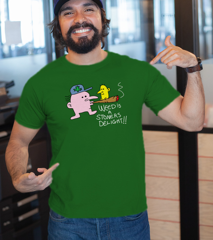 The Average Joey Weed Is A Stoners Delight Weed Is A Stoners Delight T-Shirt