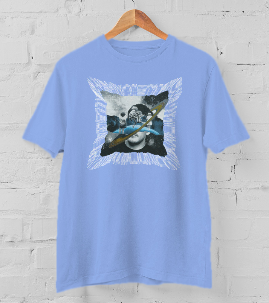 Captain Cloak Brandiswm Inward Astronaut Rings James Mark T-Shirt