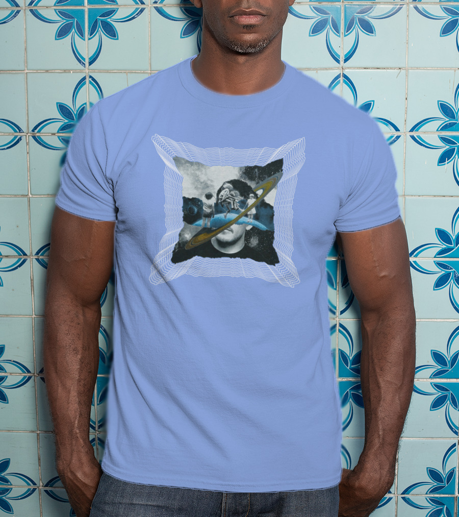 Captain Cloak Brandiswm Inward Astronaut Rings James Mark T-Shirt