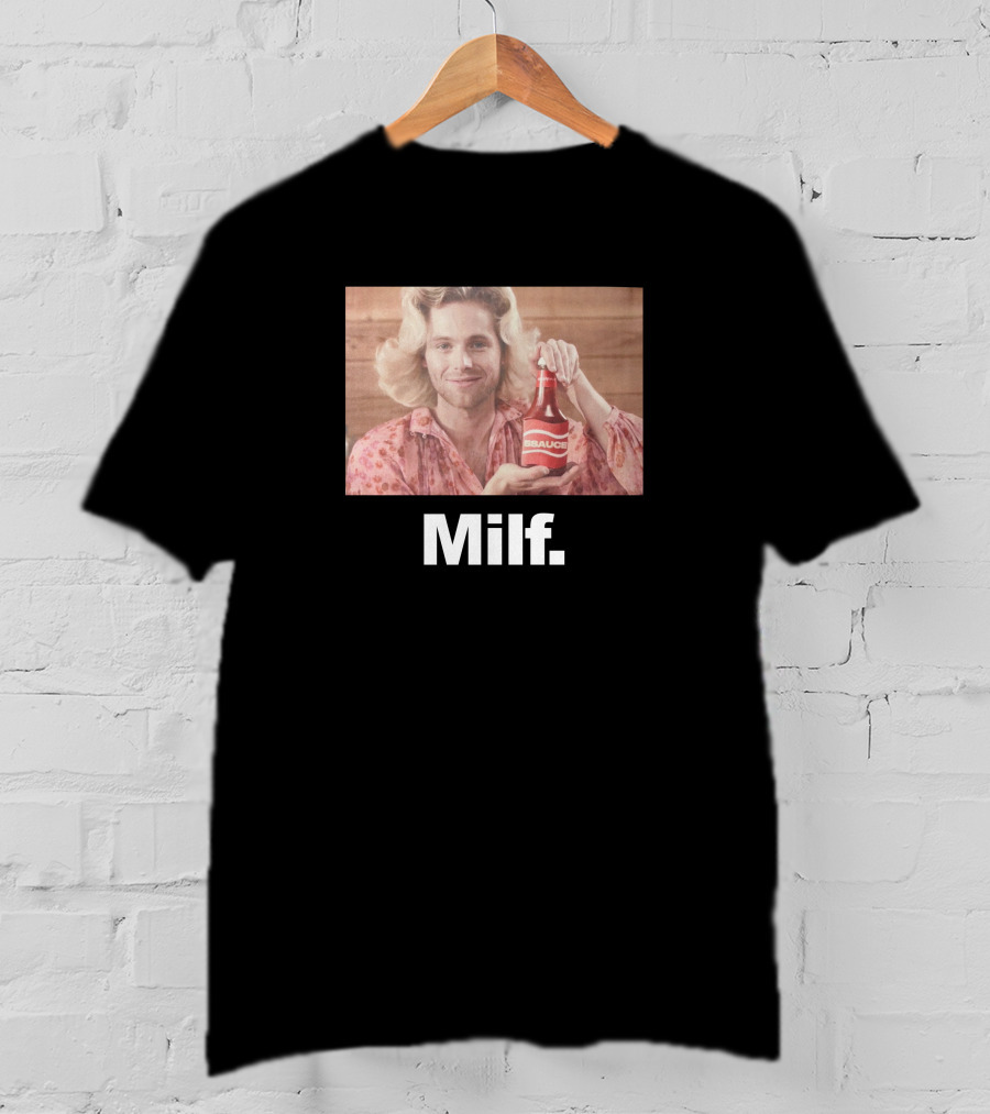 Luke Hemmings 5SOS 5Sauce Milf Bottle Image T-Shirt