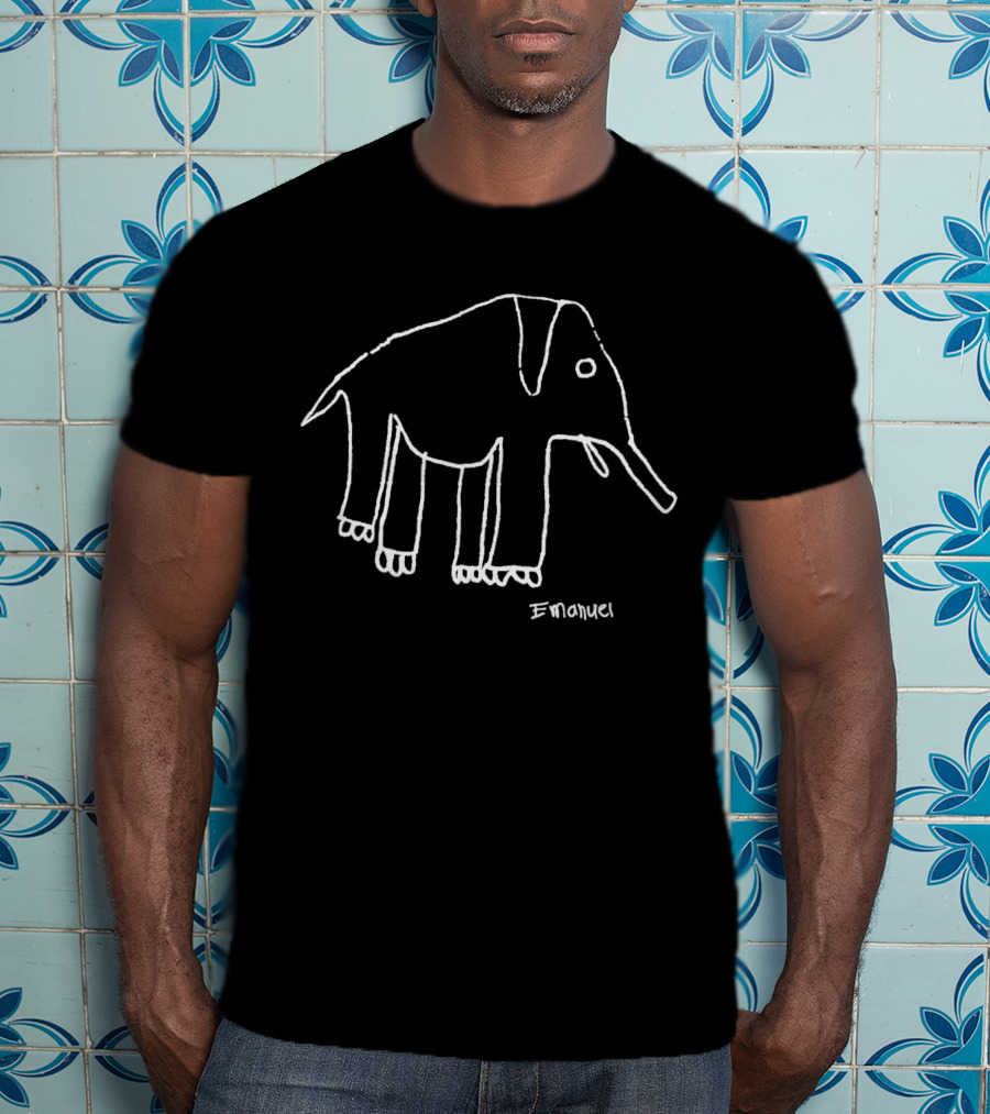 Umano Emanuel Elephant Drawing T-Shirt
