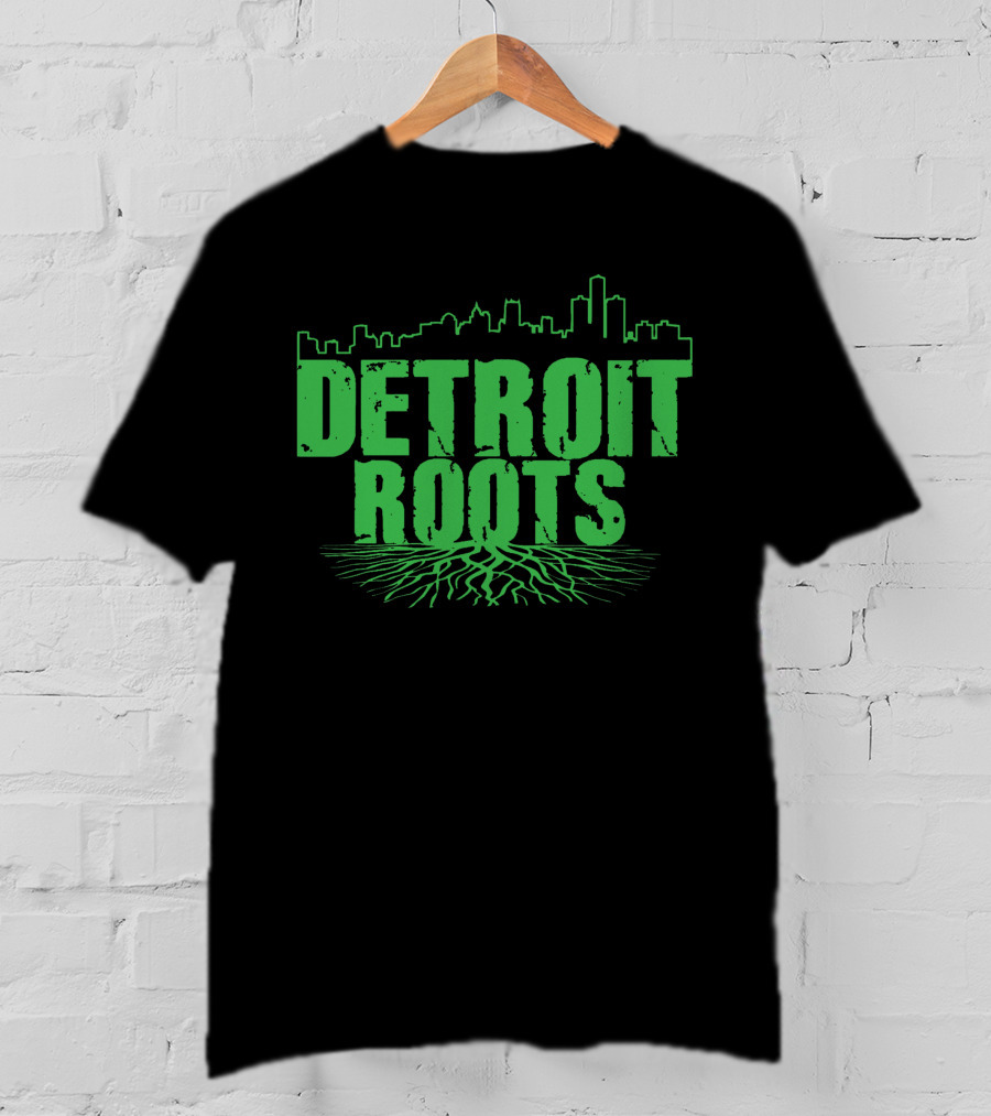 Detroit Roots Skyline Tree T-Shirt