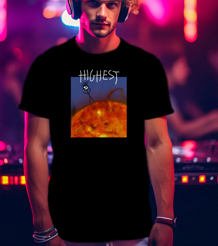 Travis Scott Highest Sun Stick Figure T-Shirt
