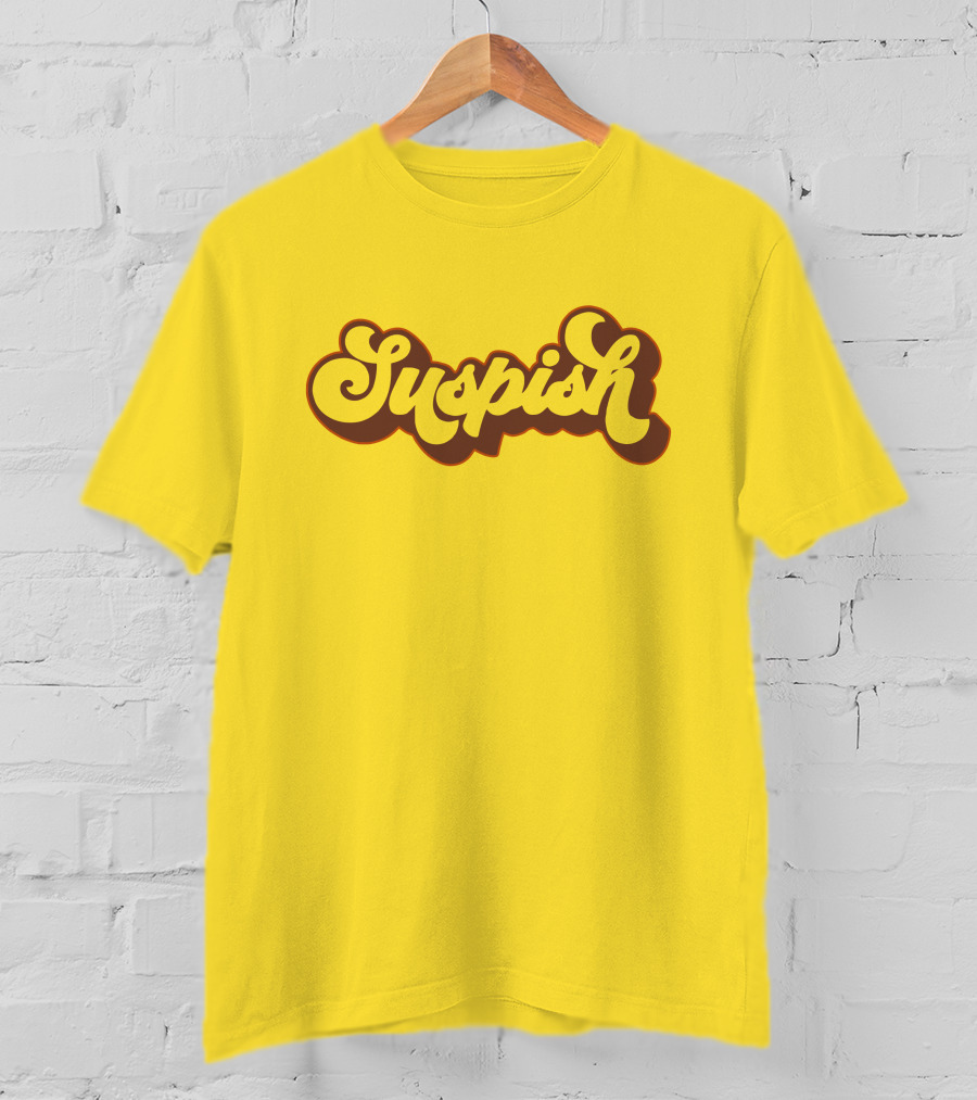 Merchlabs Suspish Stylized Text T-Shirt