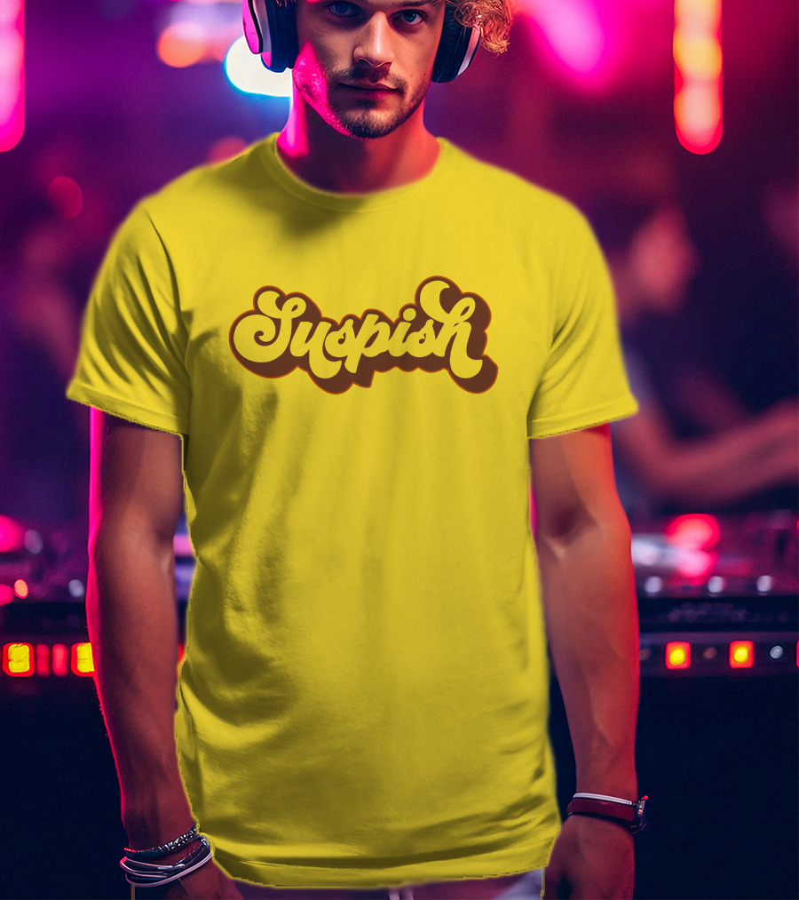 Merchlabs Suspish Stylized Text T-Shirt