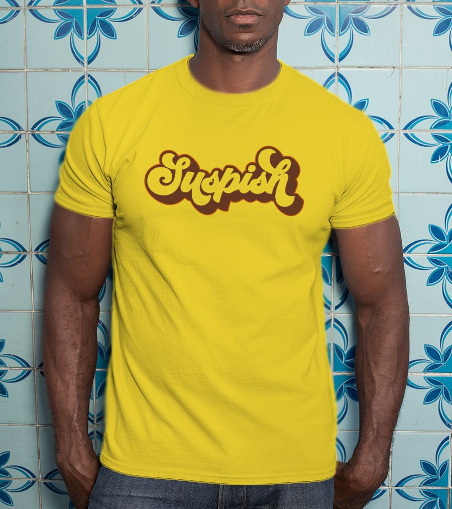 Merchlabs Suspish Stylized Text T-Shirt