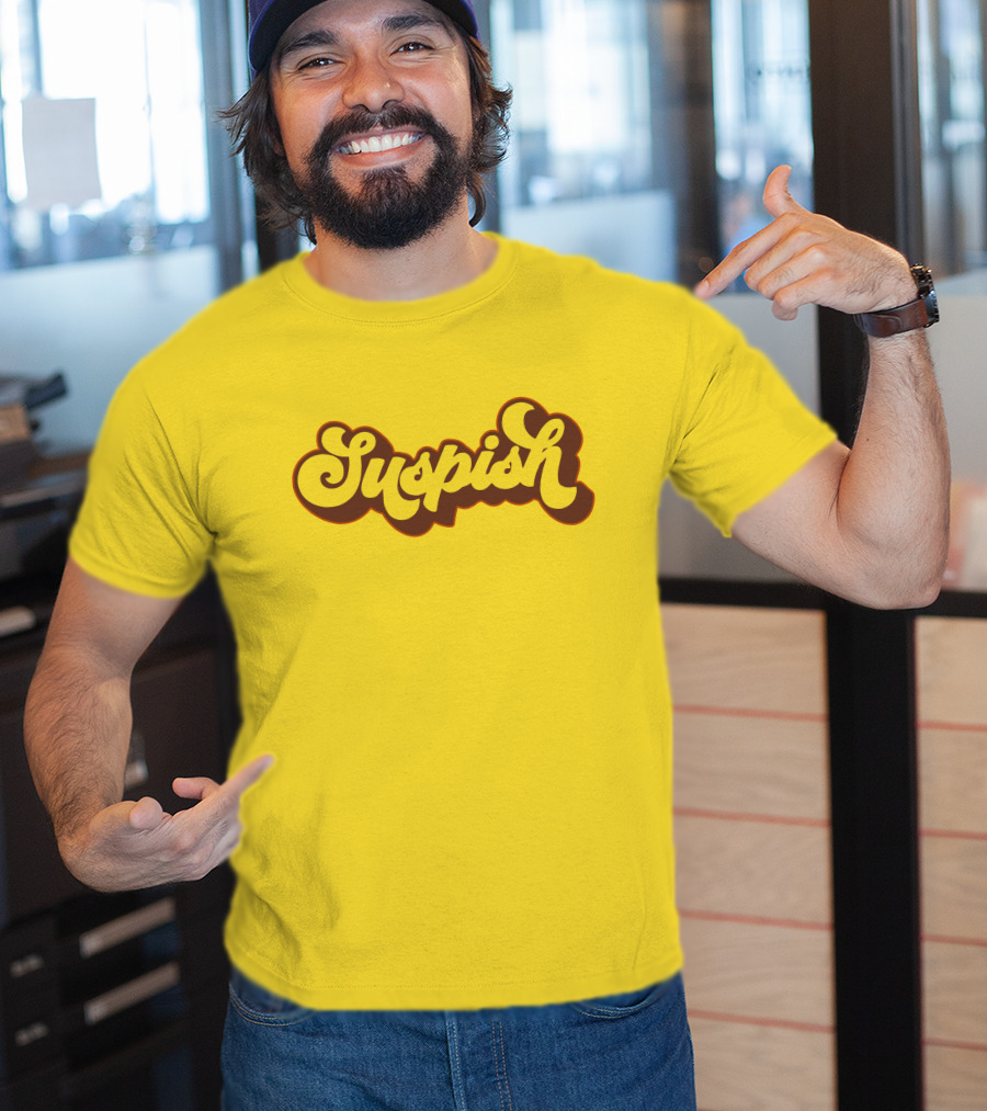 Merchlabs Suspish Stylized Text T-Shirt