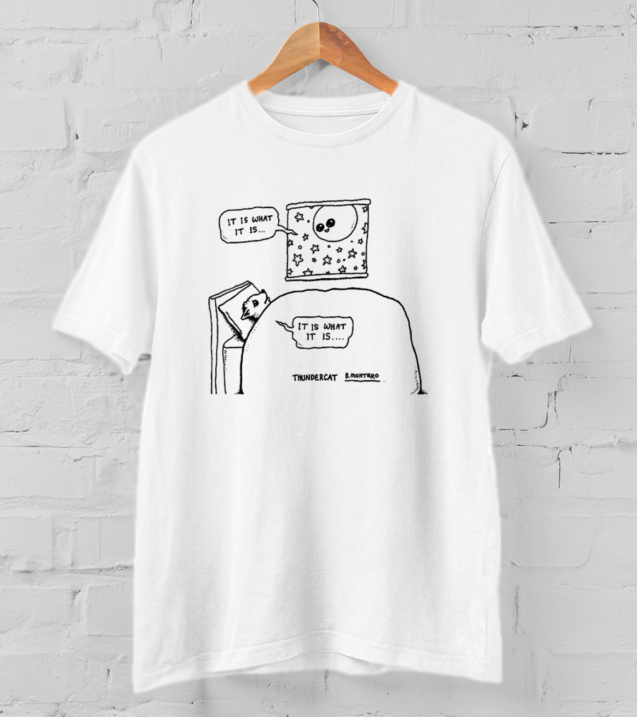 Thundercat B. Montero It Is What It Is Moon And Stars Bedroom Scene T-Shirt