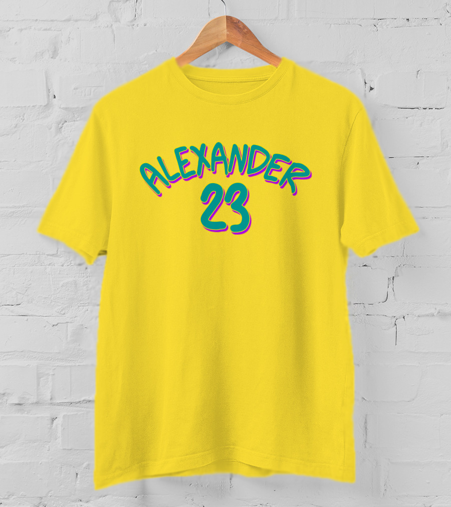 Alexander 23 Merch Spring Yellow T-Shirt