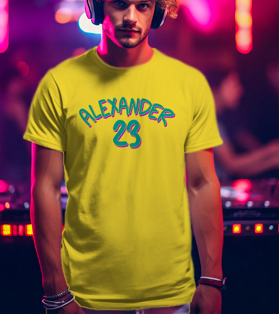 Alexander 23 Merch Spring Yellow T-Shirt
