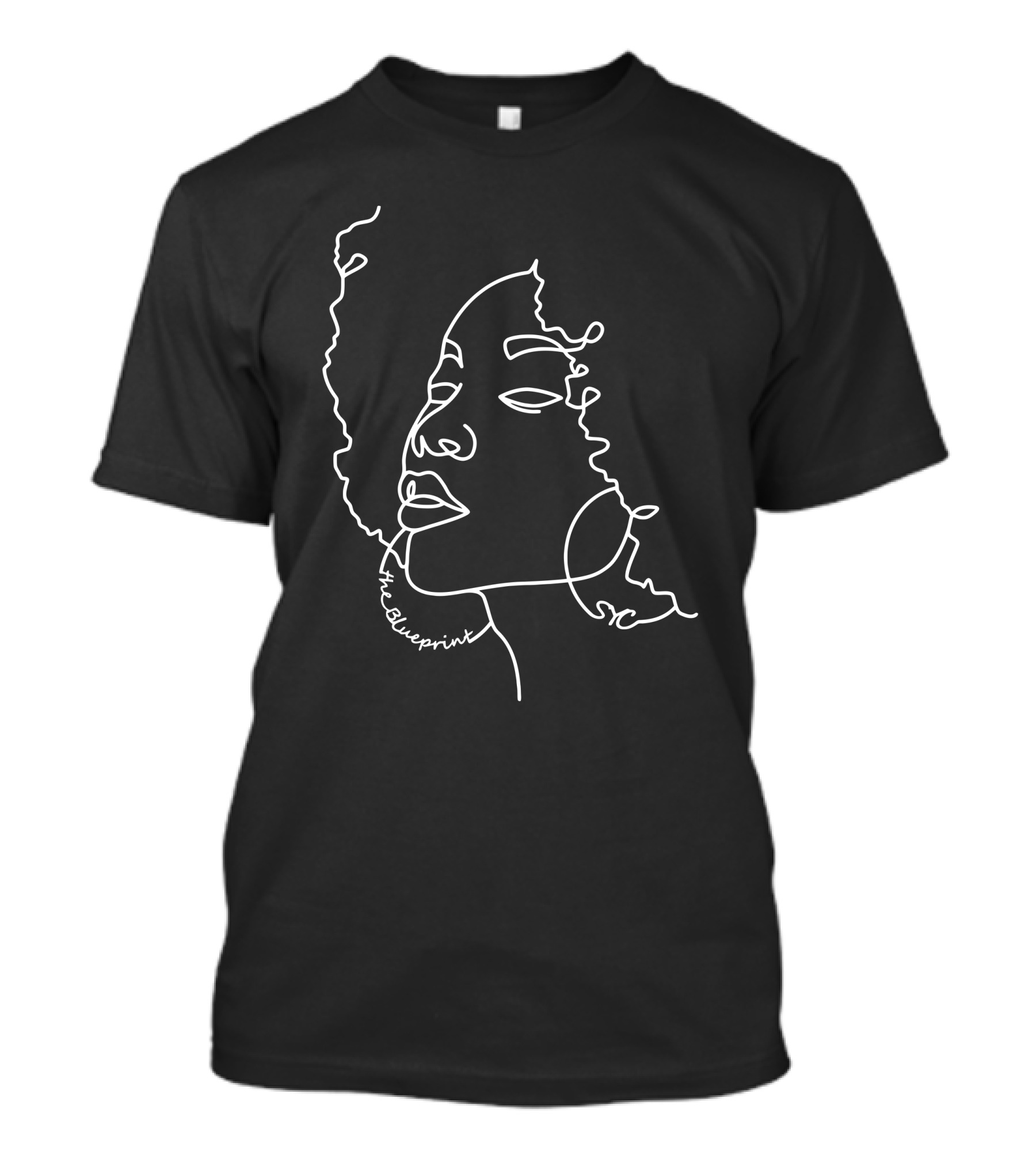 Soho Youth Club Black Girl The Blueprint Line T-Shirt