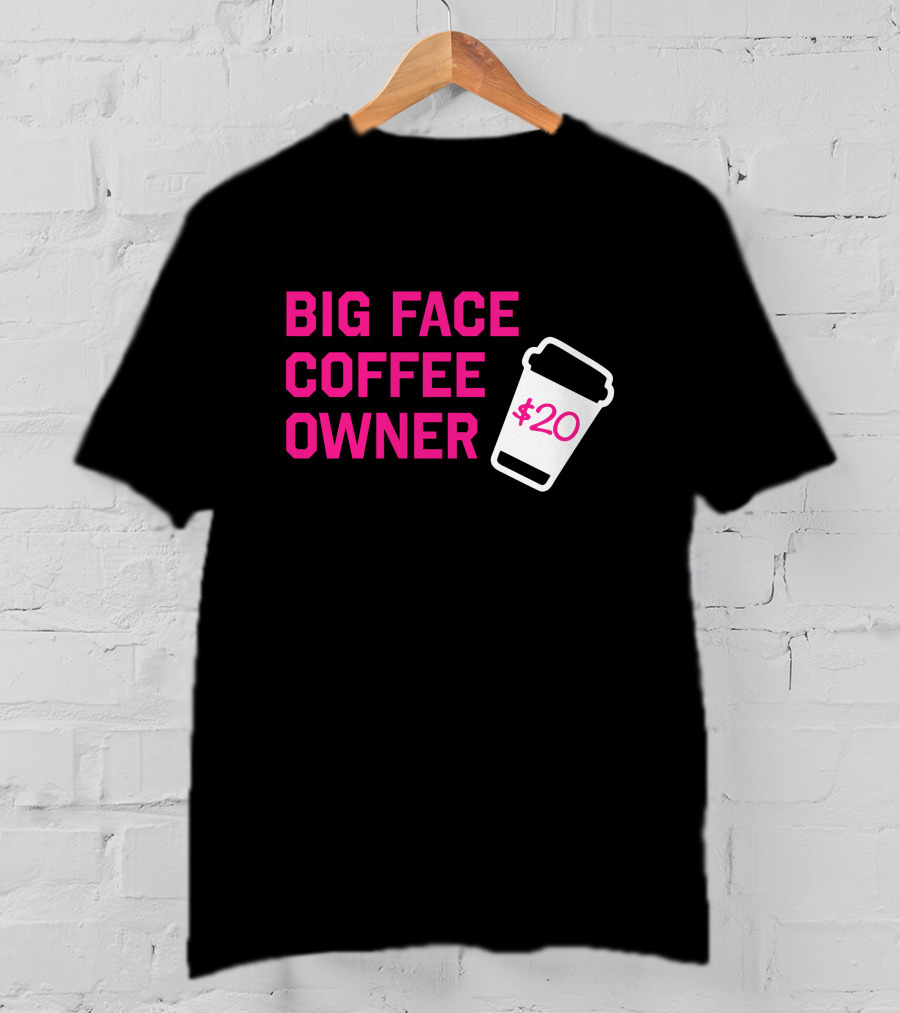 Big Face Coffee Owner $20 Miami Heat UK T-Shirt