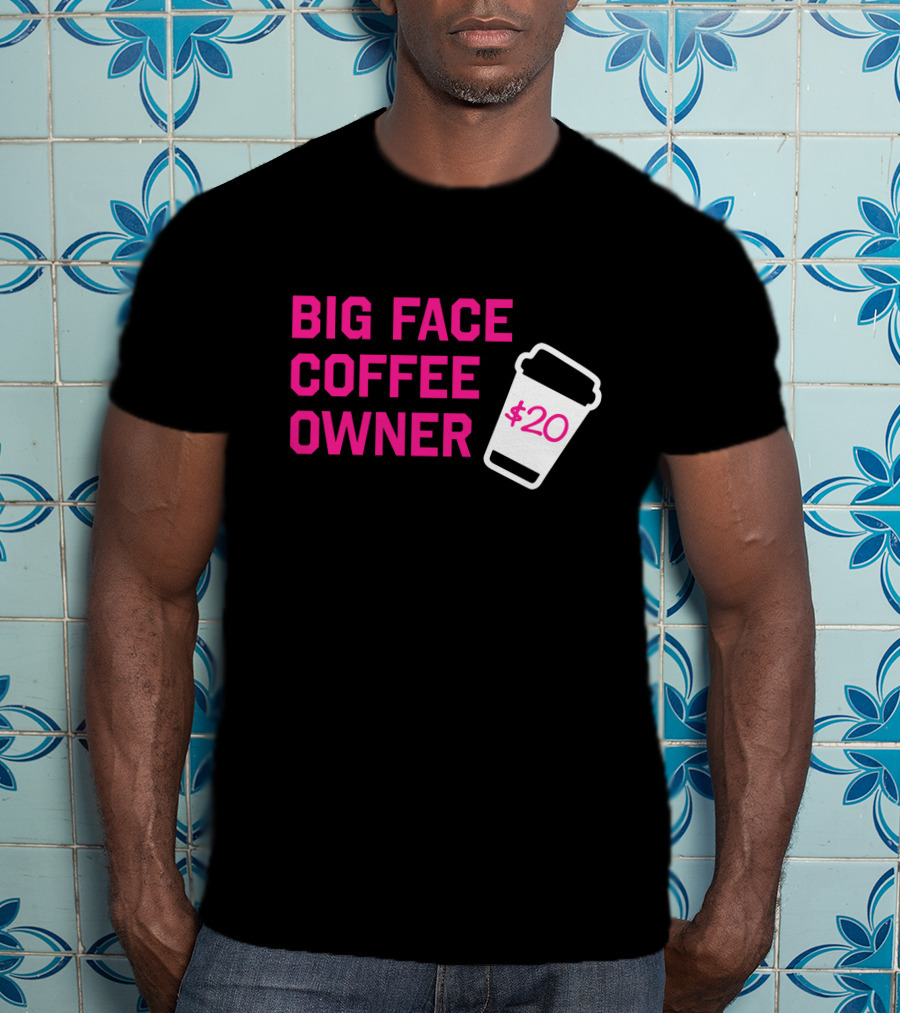 Big Face Coffee Owner $20 Miami Heat UK T-Shirt
