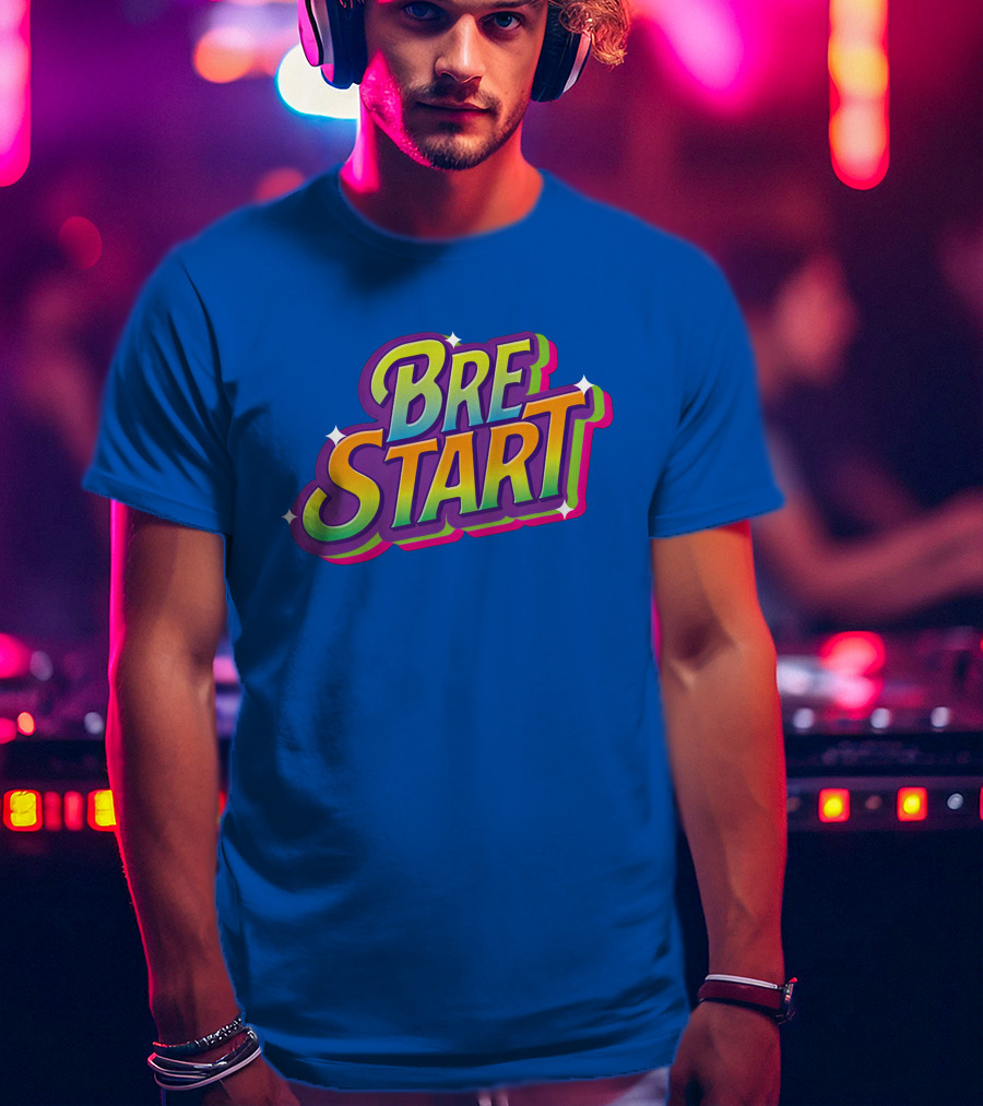 Uuddshop Bre Start Bubble Retro Rainbow T-Shirt