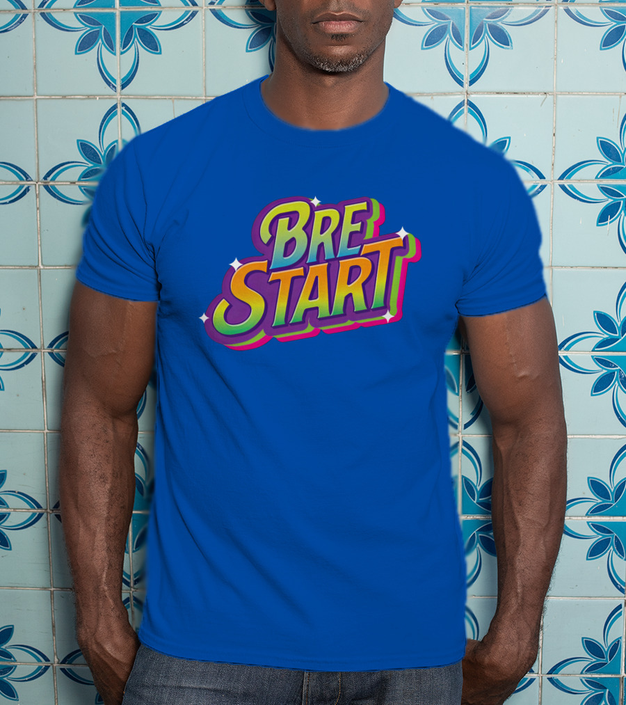 Uuddshop Bre Start Bubble Retro Rainbow T-Shirt
