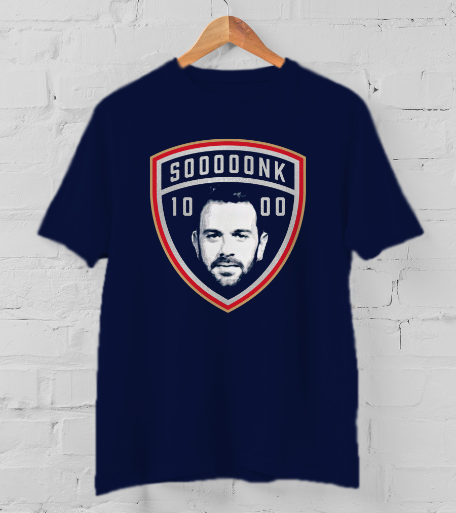 Sonk 1000 Florida Panthers Sooooonk 10 00 Crest T-Shirt