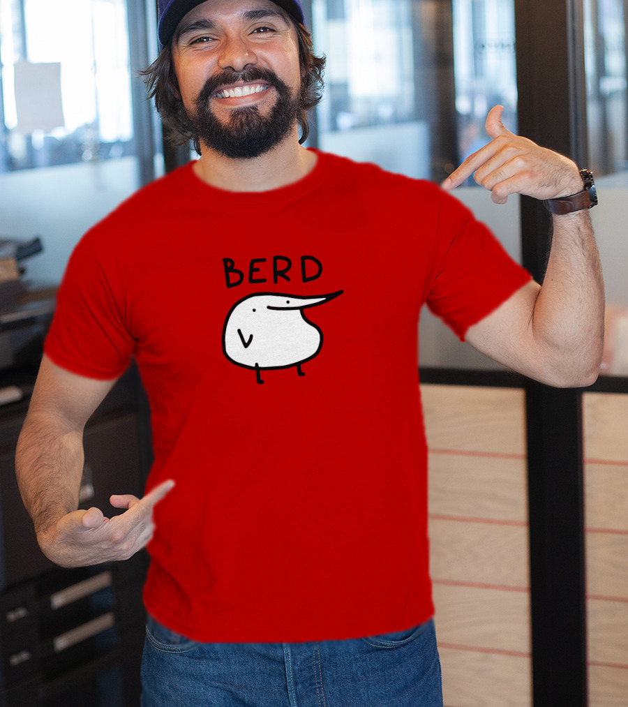 Berd Meme Cartoon Character T-Shirt