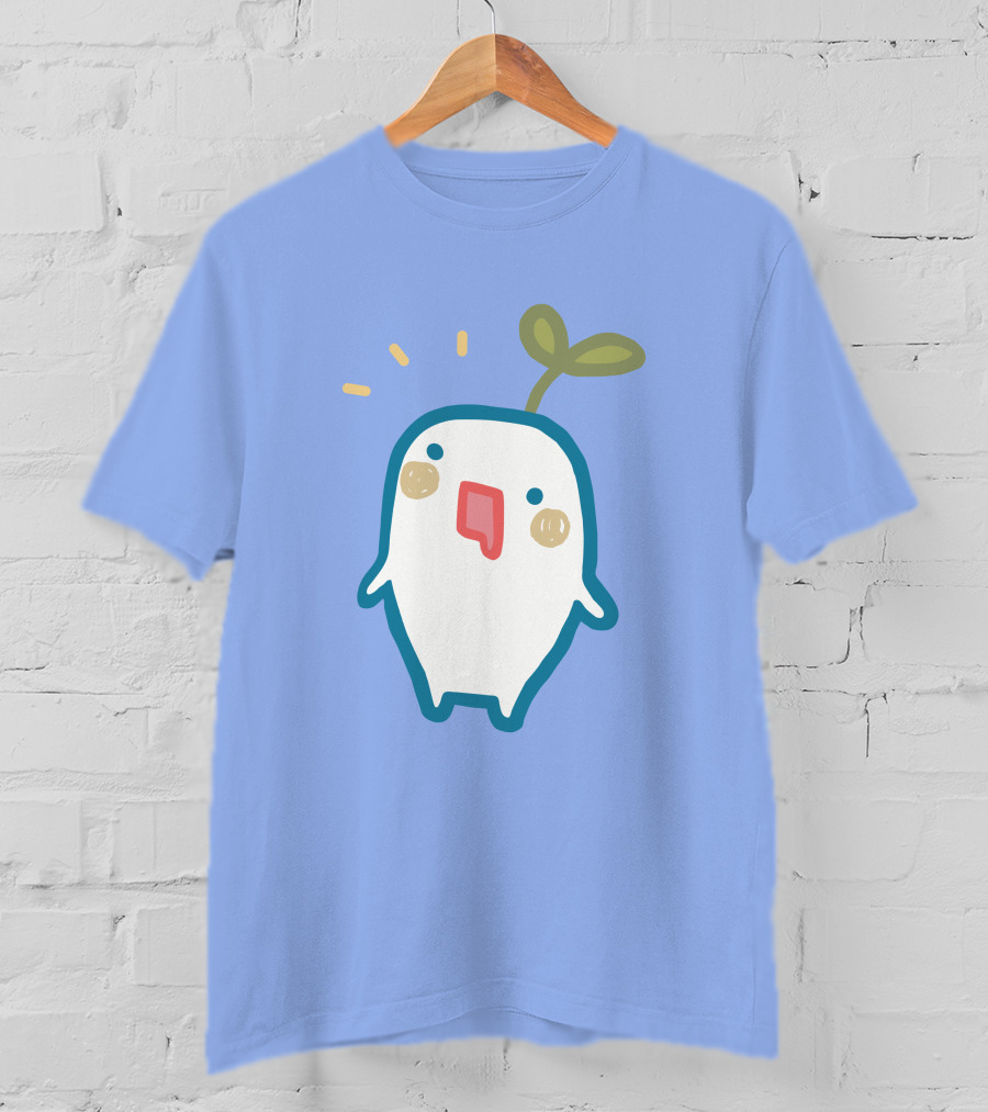Senpai Market Sprout Superaenbow Kawaii Plant Character T-Shirt