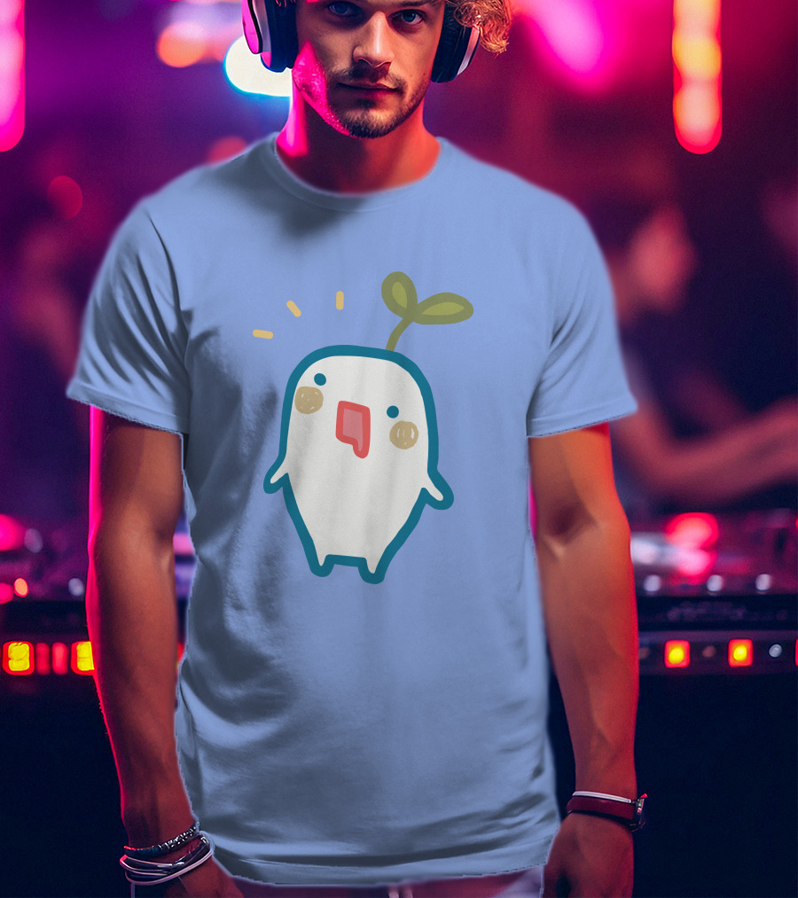 Senpai Market Sprout Superaenbow Kawaii Plant Character T-Shirt