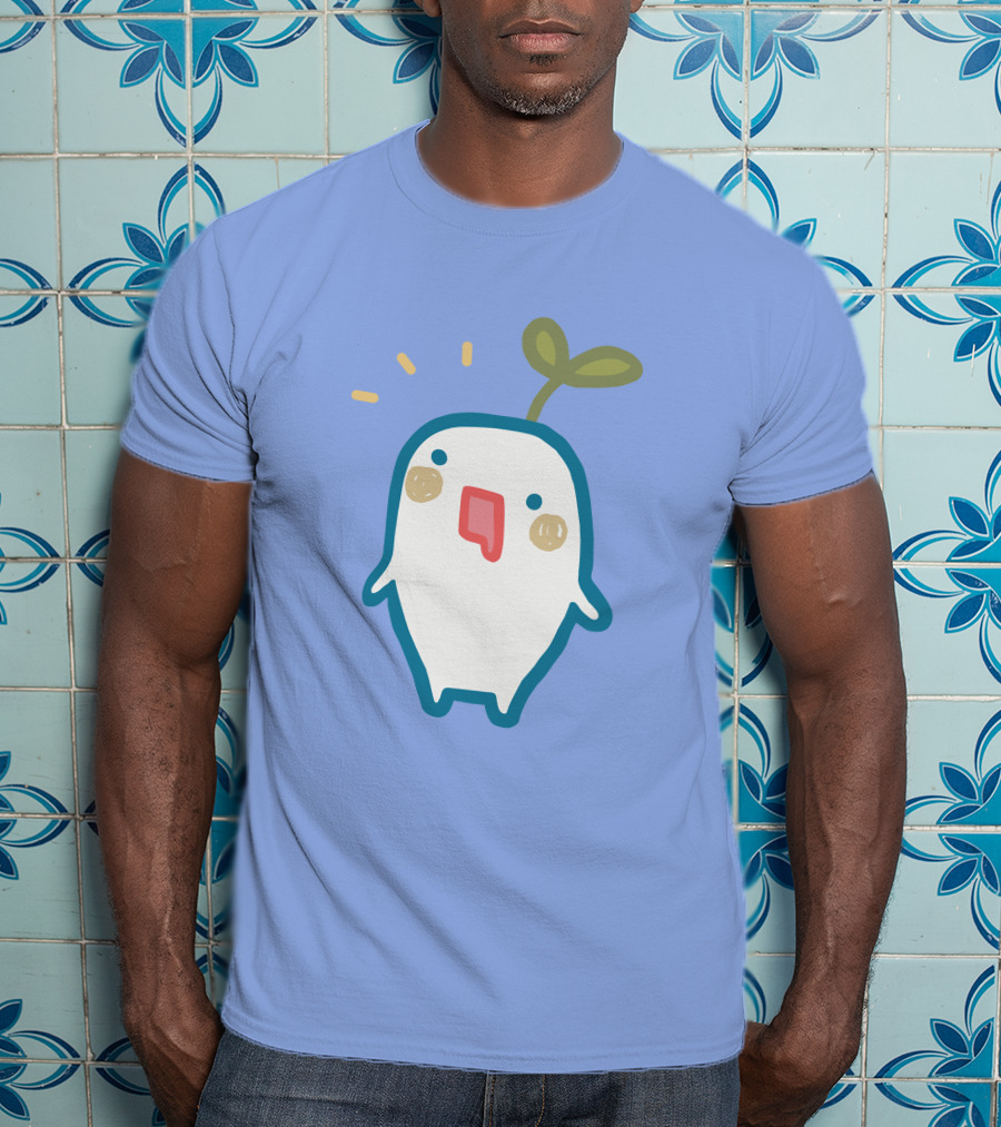 Senpai Market Sprout Superaenbow Kawaii Plant Character T-Shirt