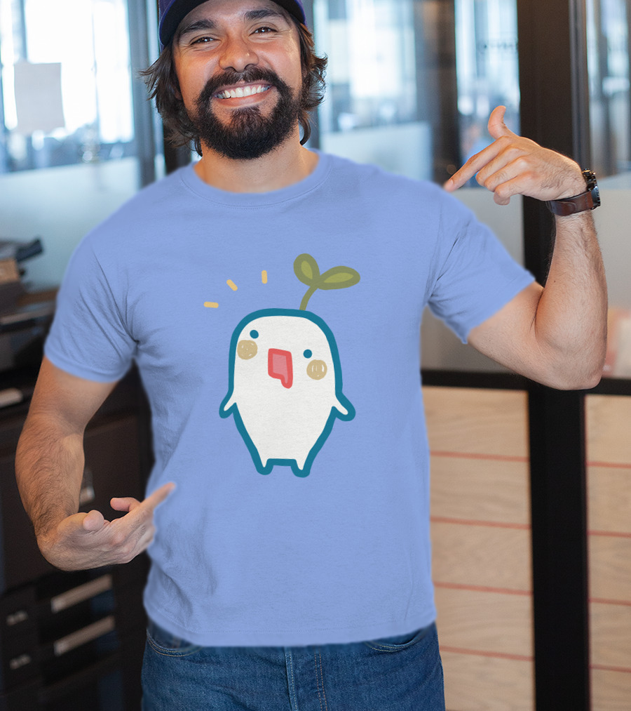 Senpai Market Sprout Superaenbow Kawaii Plant Character T-Shirt