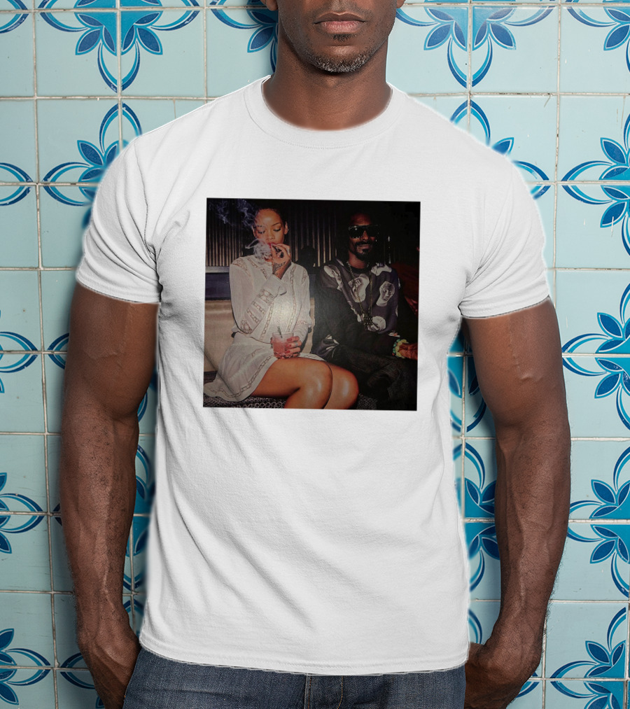 Rihanna Snoop Dogg Fenty Smoky Moment T-Shirt
