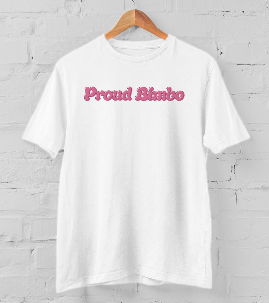Proud Bimbo Chrissy Chlapecka Bubblegum T-Shirt