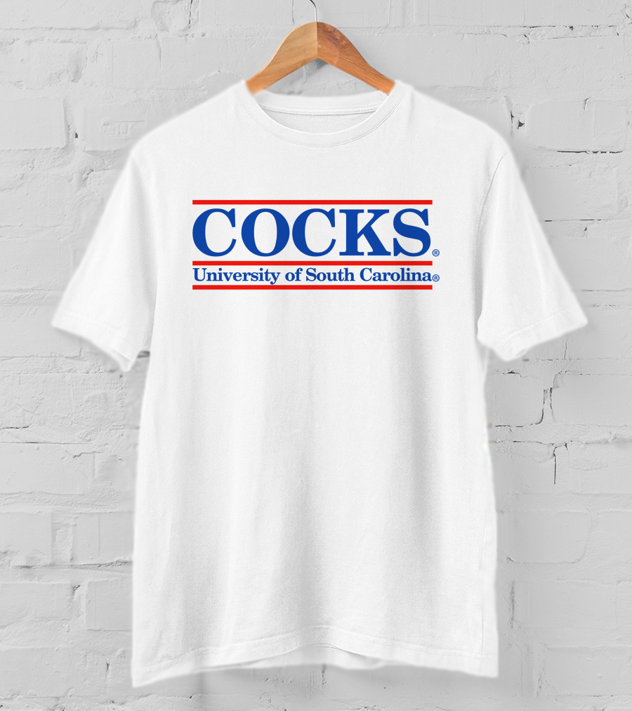 Cocks University Of South Carolina Athletic Team T-Shirt