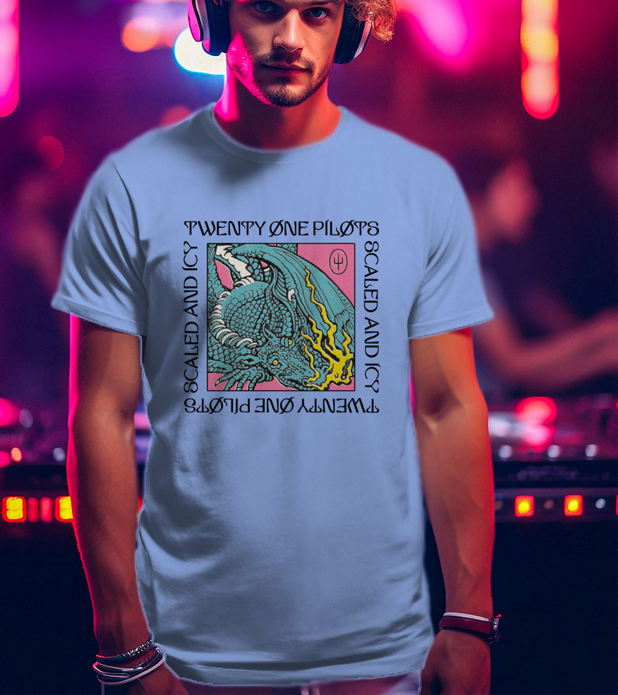 Twenty One Pilots Scaled And Icy Dragon T-Shirt