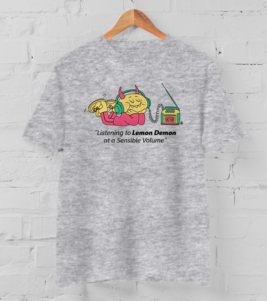 Listening To Lemon Demon At A Sensible Volume T-Shirt
