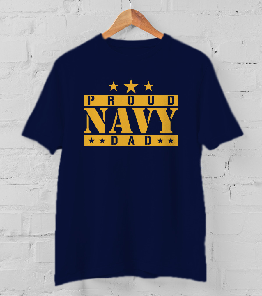 Proud Navy Dad Justmeagain34 T-Shirt