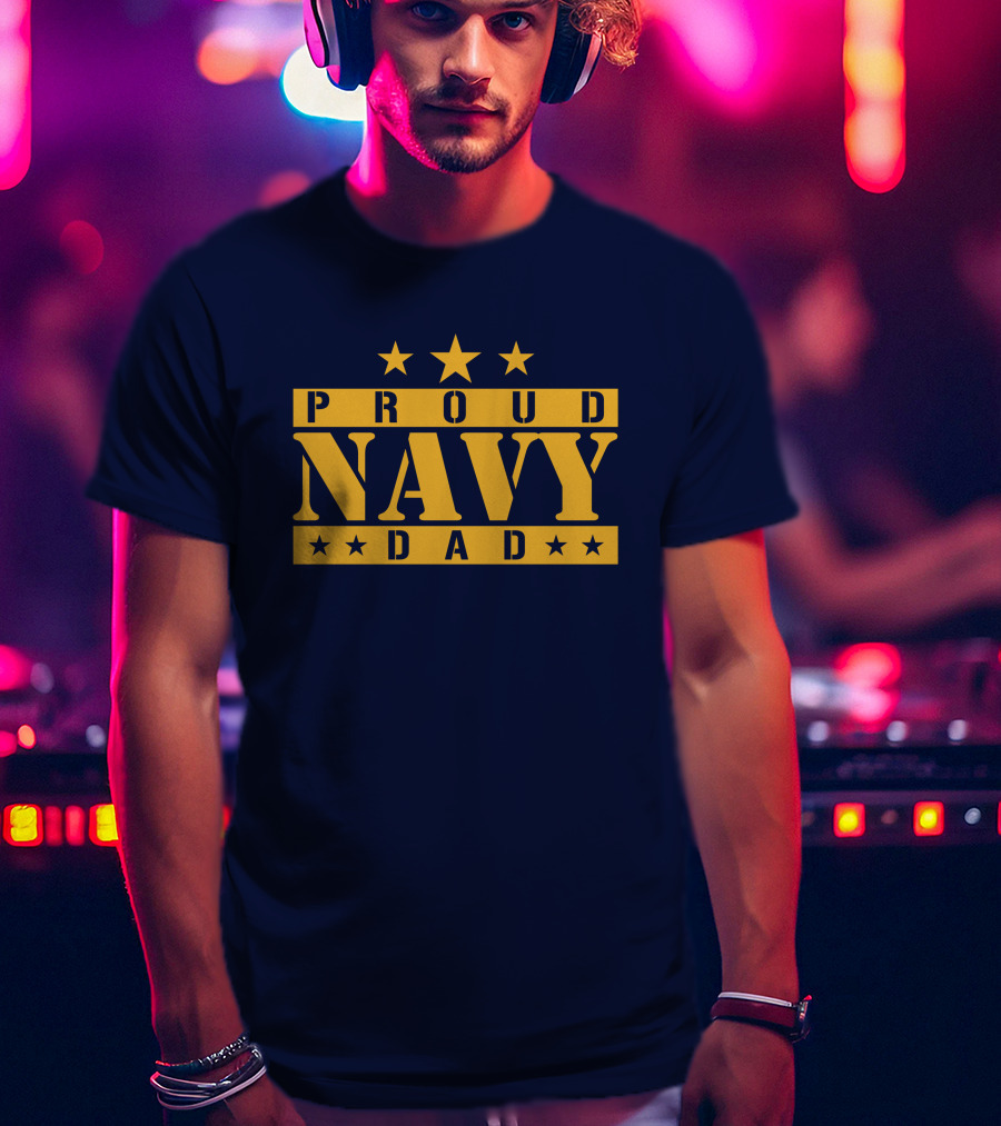 Proud Navy Dad Justmeagain34 T-Shirt