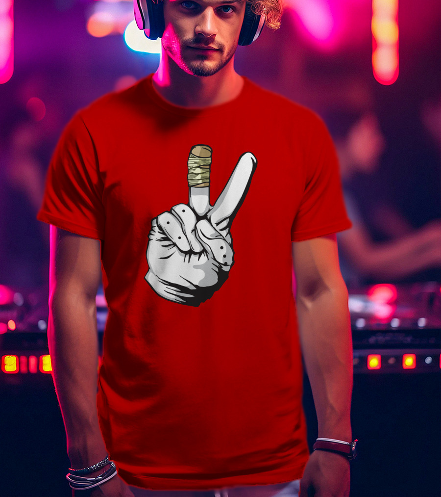 Loose Cannons Ant Man Deuces Victory Hand Samer Ali T-Shirt