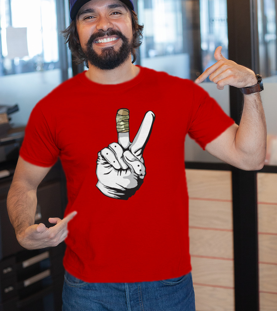 Loose Cannons Ant Man Deuces Victory Hand Samer Ali T-Shirt
