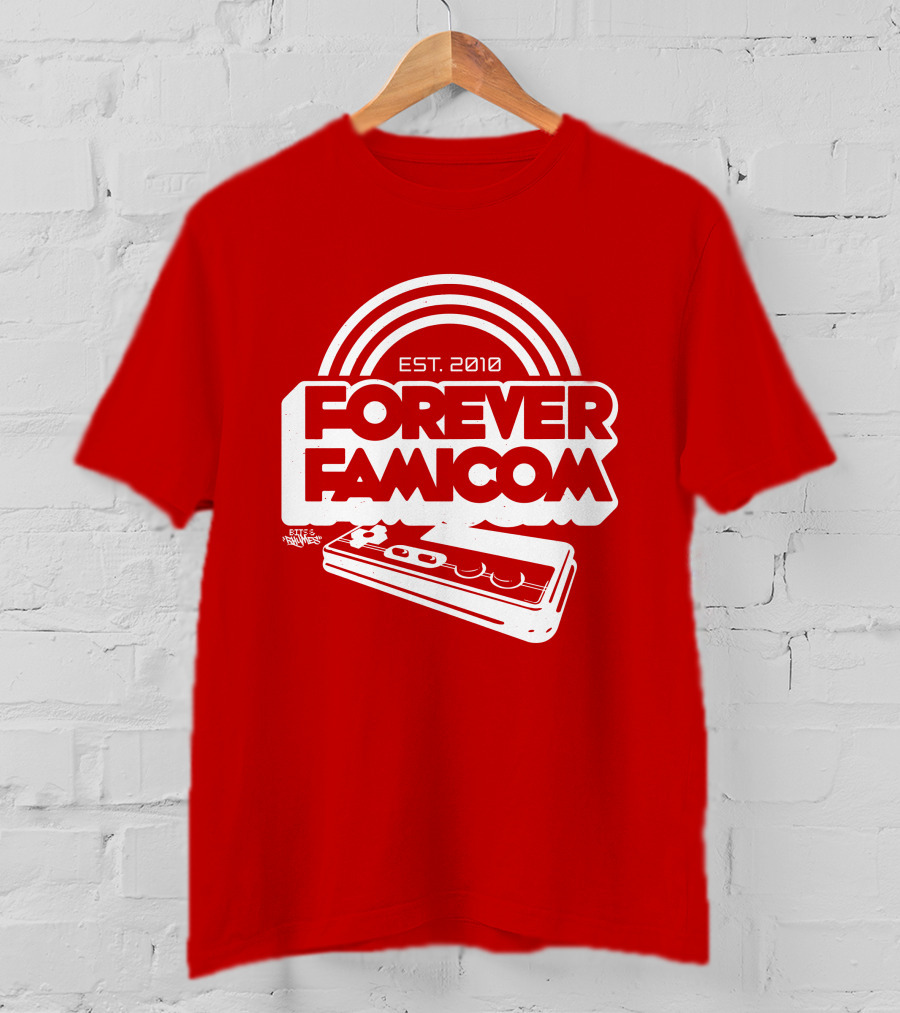 Bits And Rhymes Forever Famicom Est. 2010 Mega Ran Controller T-Shirt