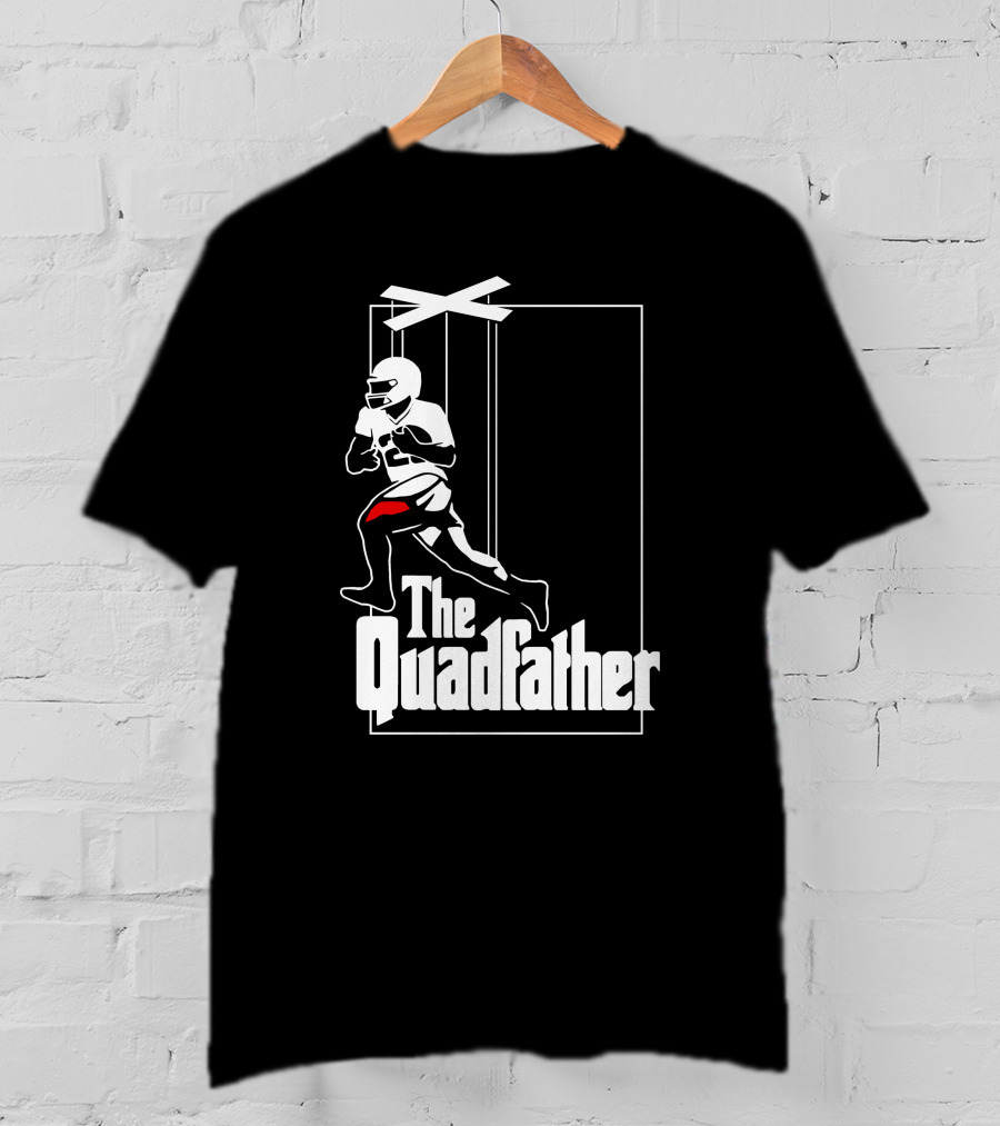 Aj Dillon The Quadfather Football Puppet T-Shirt