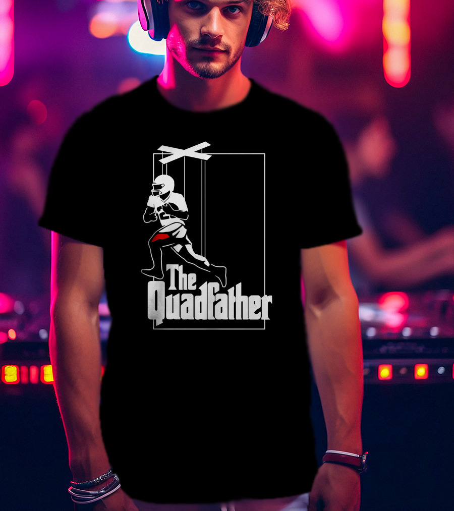 Aj Dillon The Quadfather Football Puppet T-Shirt