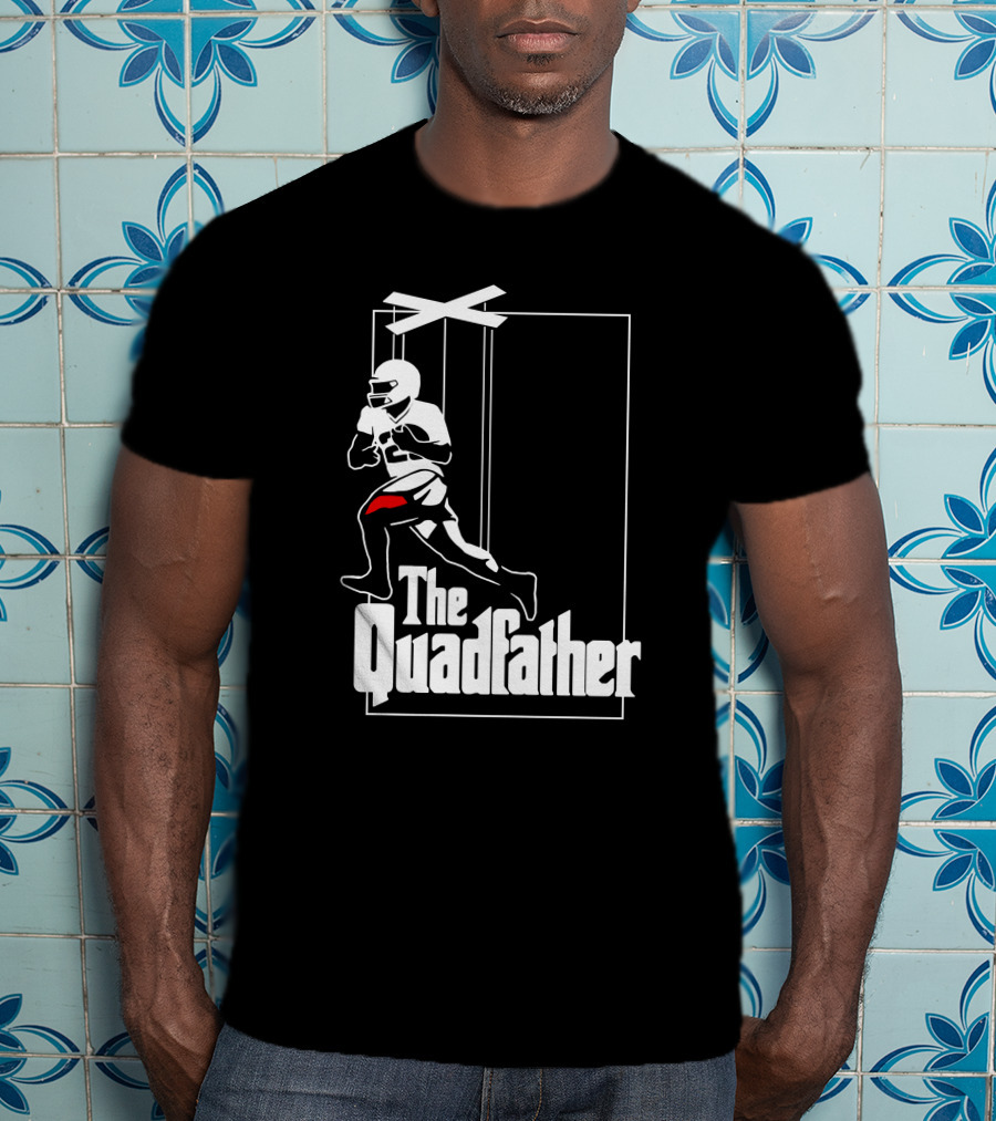 Aj Dillon The Quadfather Football Puppet T-Shirt