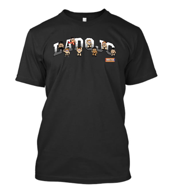NJPW1972 Shop LA Dojo Dots Wrestler Retro Iconic T-Shirt