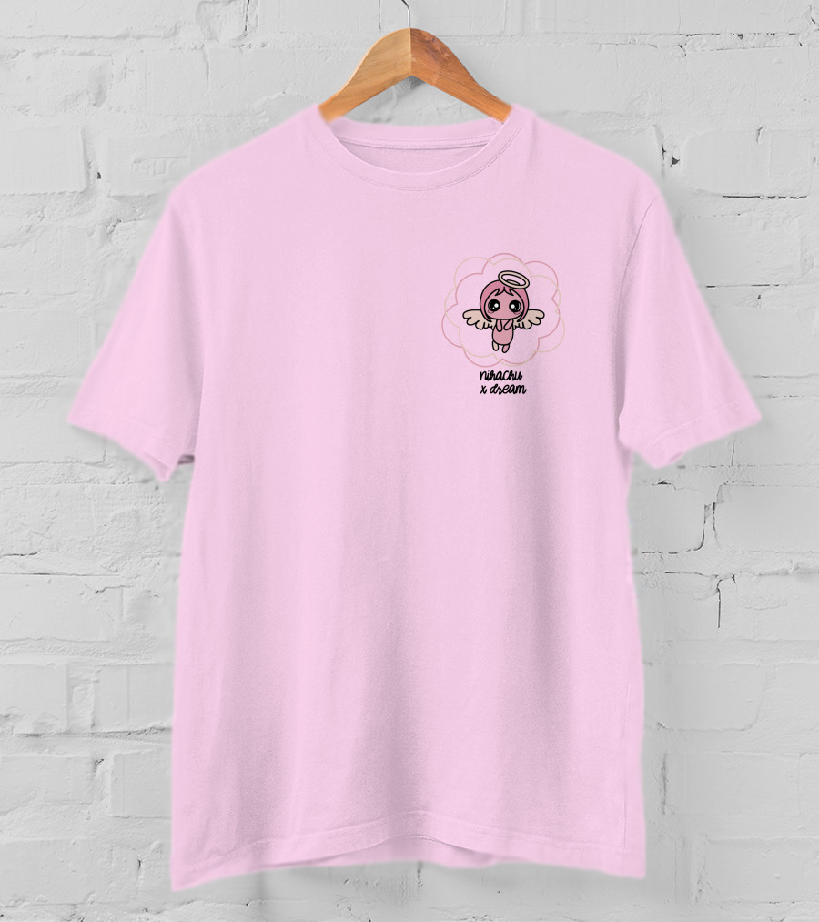 Nihachu X Dream Angel Character Pink T-Shirt