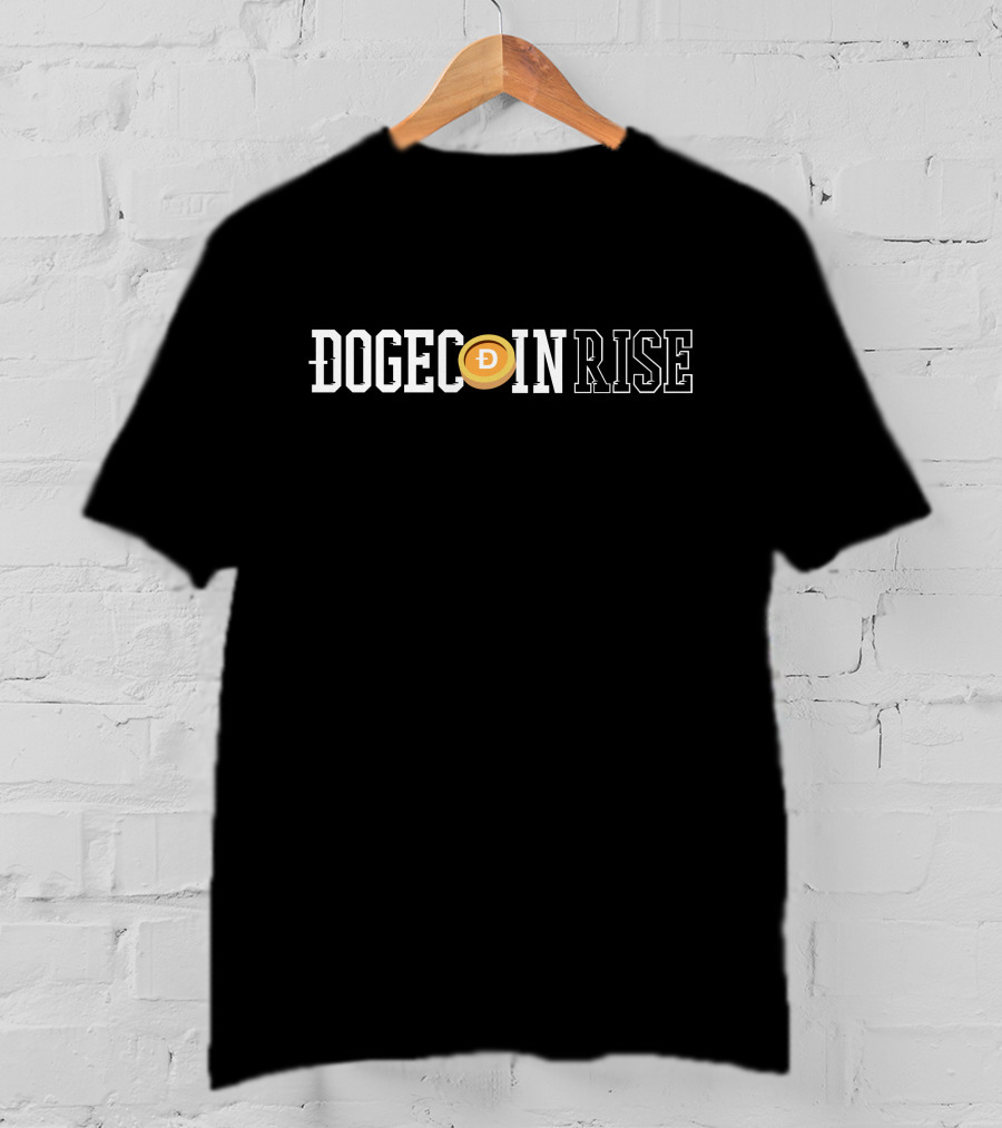 Dogecoin Rise University Coin Emblem T-Shirt